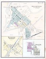 Plate 010 - Belleville, Rockwood, Waltz, Wayne County 1883 with Detroit